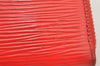 Authentic Louis Vuitton Epi Portefeuille Clemence Long Wallet M60913 Red 2664K