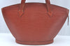 Authentic Louis Vuitton Epi Saint Jacques Hand Bag Brown M52273 LV 2665J