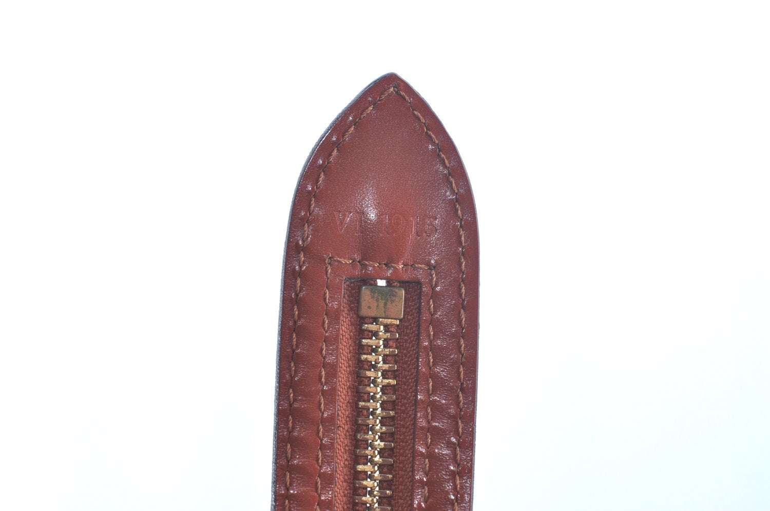 Authentic Louis Vuitton Epi Saint Jacques Hand Bag Brown M52273 LV 2665J