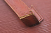 Authentic Louis Vuitton Epi Saint Jacques Hand Bag Brown M52273 LV 2665J