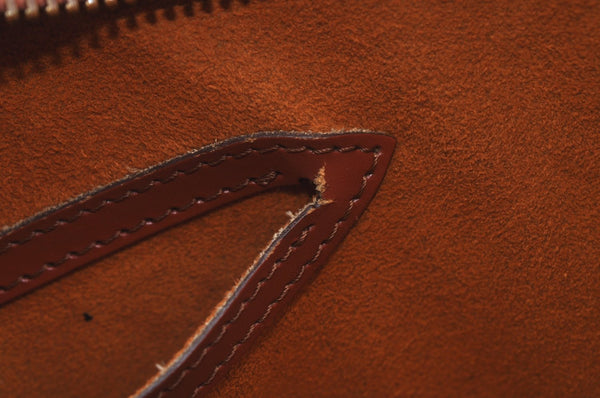 Authentic Louis Vuitton Epi Saint Jacques Hand Bag Brown M52273 LV 2665J