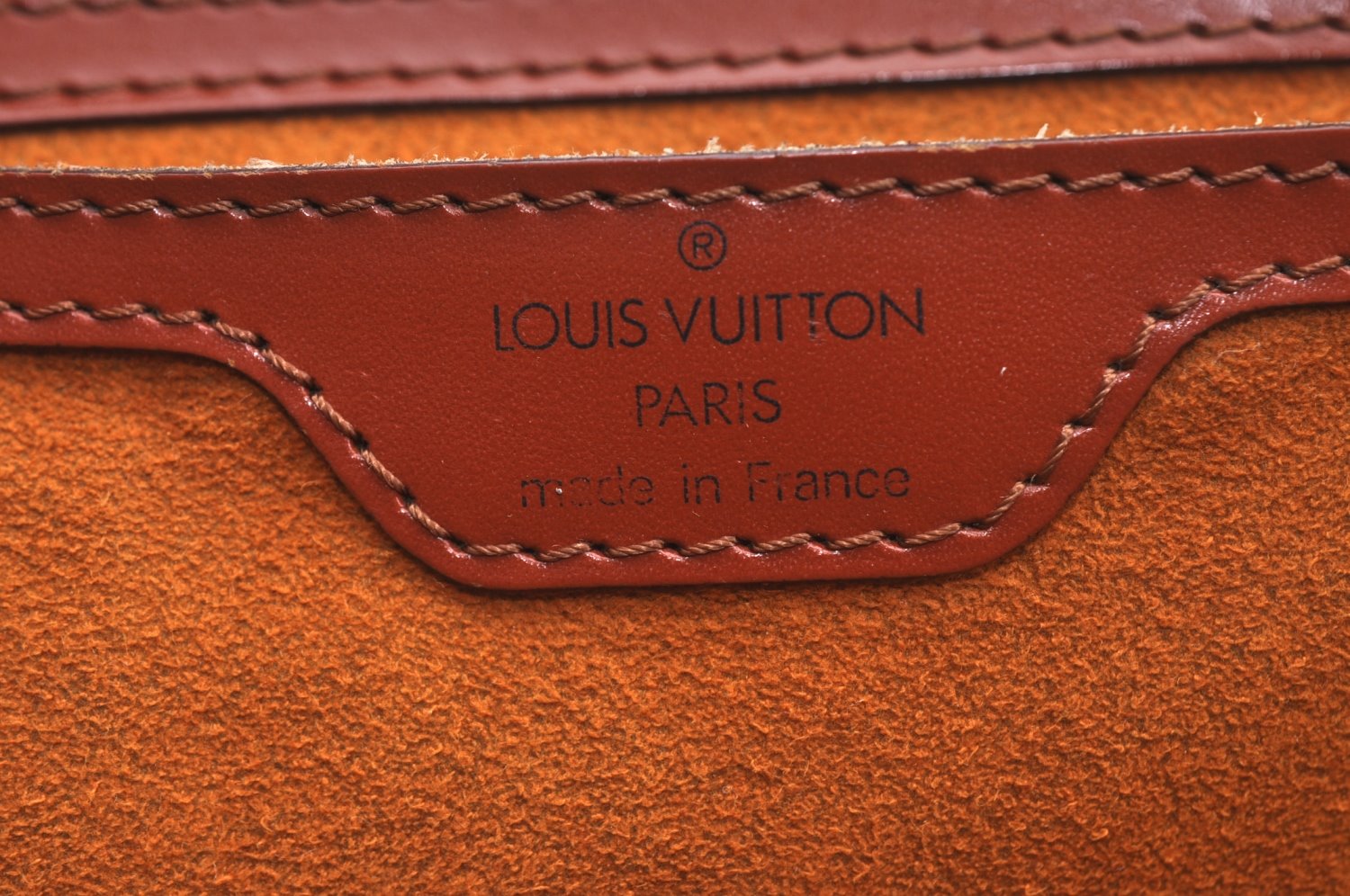 Authentic Louis Vuitton Epi Saint Jacques Hand Bag Brown M52273 LV 2665J