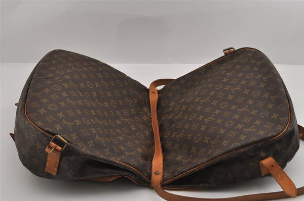 Authentic Louis Vuitton Monogram Saumur 43 Shoulder Cross Bag M42252 LV 2666I