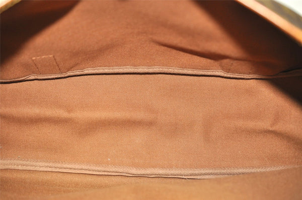 Authentic Louis Vuitton Monogram Saumur 43 Shoulder Cross Bag M42252 LV 2666I