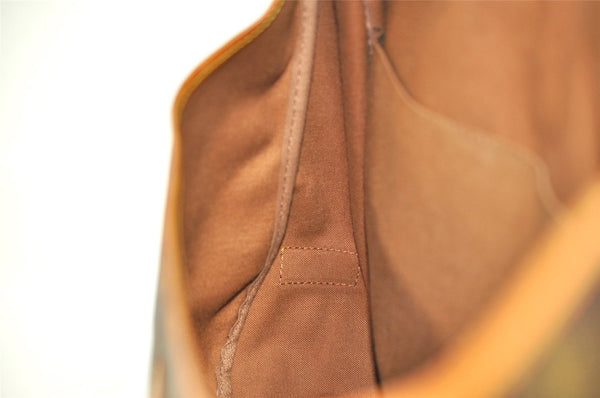 Authentic Louis Vuitton Monogram Saumur 43 Shoulder Cross Bag M42252 LV 2666I