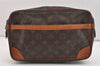 Authentic Louis Vuitton Monogram Compiegne 28 Clutch Hand Bag M51845 LV 2666J