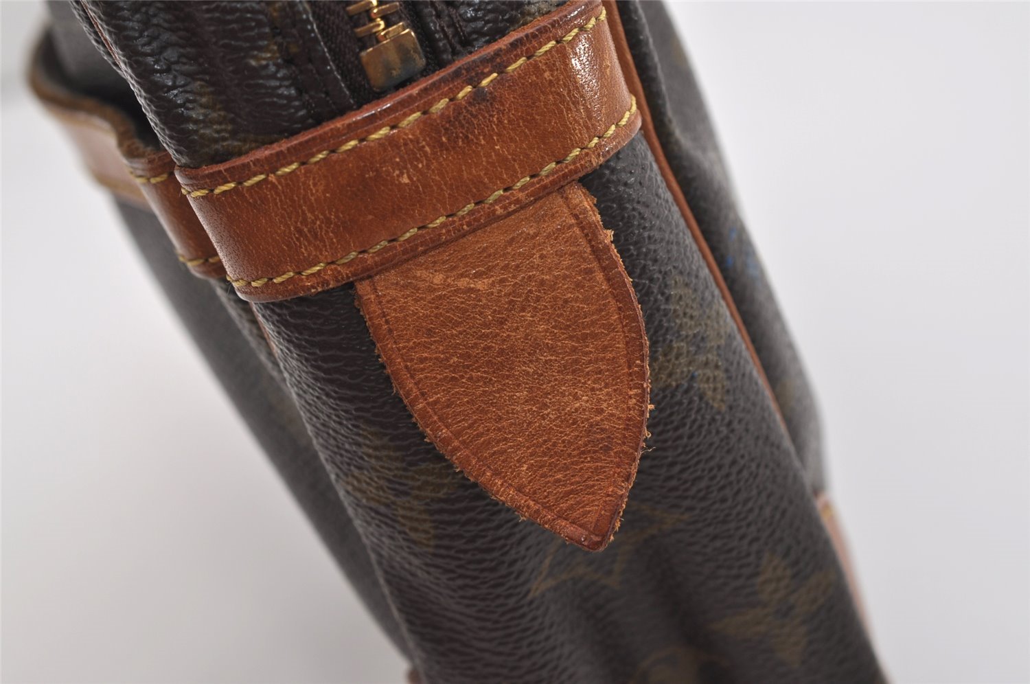 Authentic Louis Vuitton Monogram Compiegne 28 Clutch Hand Bag M51845 LV 2666J