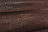 Authentic HERMES Bearn Soufflet Leather Long Wallet Purse Brown 2666K