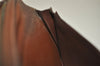 Authentic HERMES Bearn Soufflet Leather Long Wallet Purse Brown 2666K