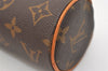 Authentic Louis Vuitton Monogram Trousse Ronde Pen Case Pouch M47630 Junk 2667J