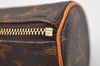 Authentic Louis Vuitton Monogram Trousse Ronde Pen Case Pouch M47630 Junk 2667J