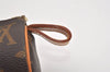 Authentic Louis Vuitton Monogram Trousse Ronde Pen Case Pouch M47630 Junk 2667J