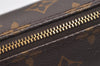 Authentic Louis Vuitton Monogram Trousse Ronde Pen Case Pouch M47630 Junk 2667J