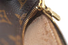 Authentic Louis Vuitton Monogram Trousse Ronde Pen Case Pouch M47630 Junk 2667J