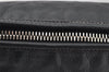 Authentic GUCCI Hysteria Vintage Shoulder Cross Body Bag Leather Black 2668I