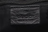 Authentic GUCCI Hysteria Vintage Shoulder Cross Body Bag Leather Black 2668I