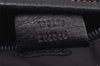 Authentic GUCCI Hysteria Vintage Shoulder Cross Body Bag Leather Black 2668I