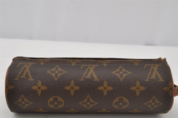 Auth Louis Vuitton Monogram Trousse Ronde Pouch M47626 Old Model Junk 2668J