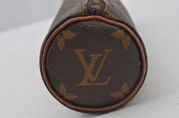 Auth Louis Vuitton Monogram Trousse Ronde Pouch M47626 Old Model Junk 2668J