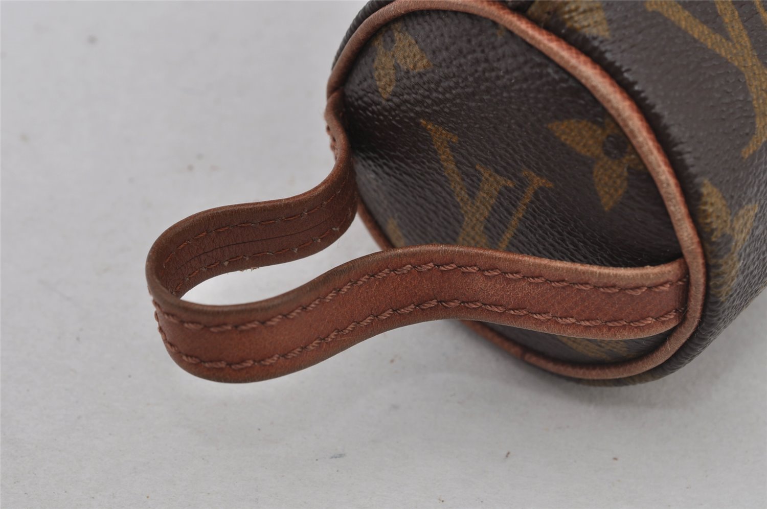 Auth Louis Vuitton Monogram Trousse Ronde Pouch M47626 Old Model Junk 2668J