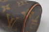 Auth Louis Vuitton Monogram Trousse Ronde Pouch M47626 Old Model Junk 2668J