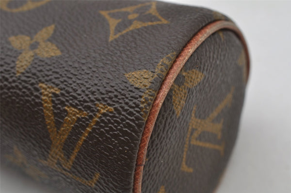 Auth Louis Vuitton Monogram Trousse Ronde Pouch M47626 Old Model Junk 2668J