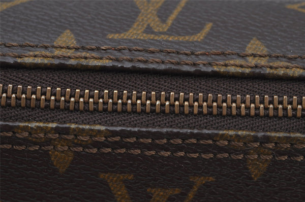 Auth Louis Vuitton Monogram Trousse Ronde Pouch M47626 Old Model Junk 2668J