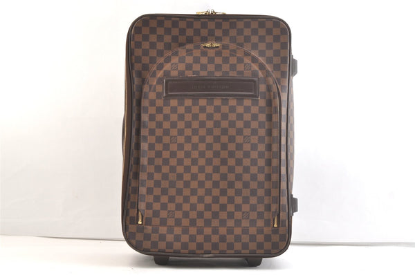 Authentic Louis Vuitton Damier Pegase 55 Travel Carry Bag N23294 LV 2668K