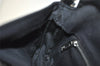 Authentic FENDI Vintage Shoulder Bag Purse Jersey Leather Black 2669I