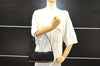 Authentic FENDI Vintage Shoulder Bag Purse Jersey Leather Black 2669I