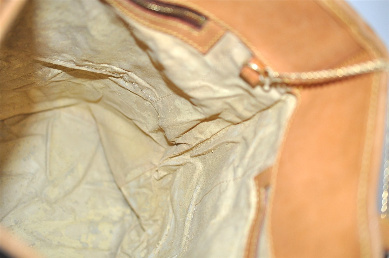 Authentic Louis Vuitton Monogram Bucket GM Shoulder Bag Old Model Junk 2670I