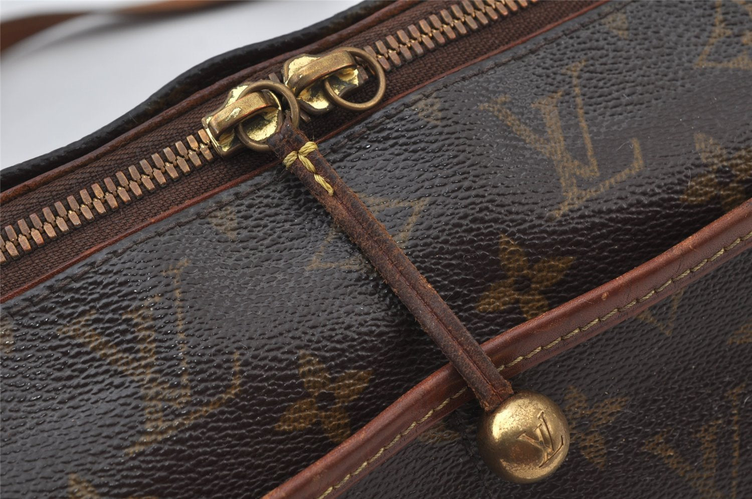 Auth Louis Vuitton Monogram Popincourt Long Shoulder Cross Bag M40008 LV 2670J