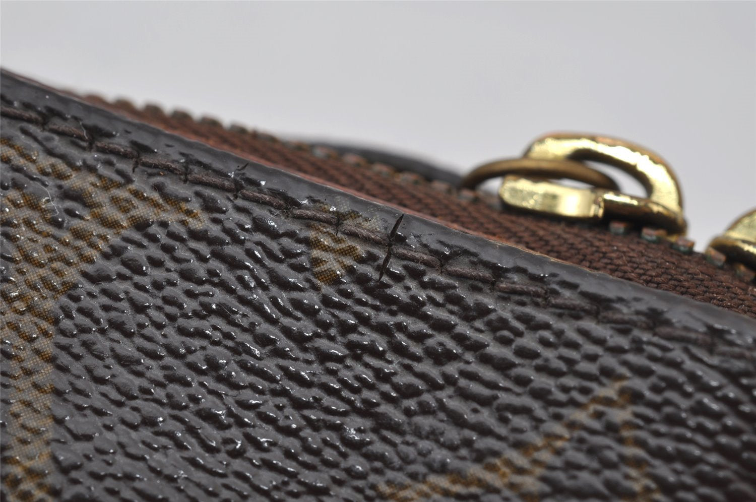 Auth Louis Vuitton Monogram Popincourt Long Shoulder Cross Bag M40008 LV 2670J