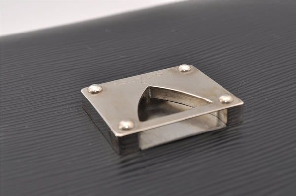 Authentic Louis Vuitton Epi Laguito Business Briefcase Black M54552 LV 2671I