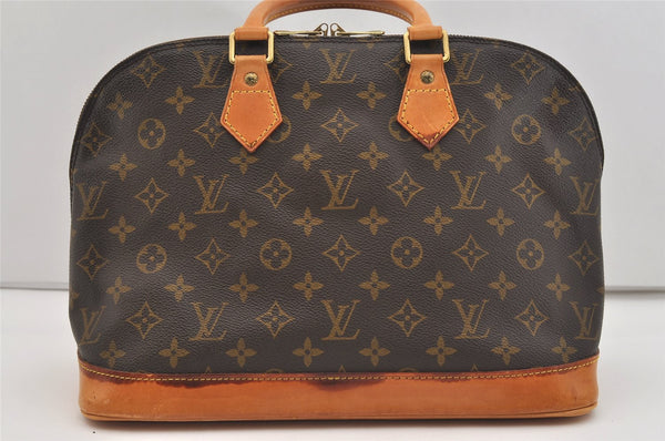 Authentic Louis Vuitton Monogram Alma Hand Bag Purse M51130 LV 2671J