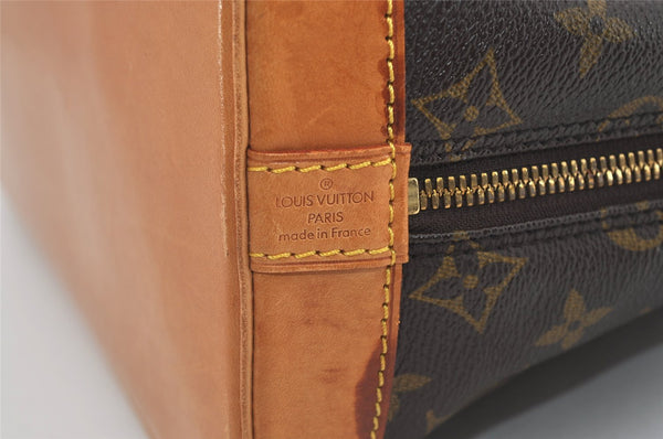 Authentic Louis Vuitton Monogram Alma Hand Bag Purse M51130 LV 2671J