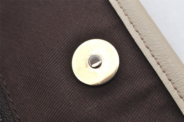 Authentic GUCCI New Britt Shoulder Tote Bag GG Canvas Leather 169946 Brown 2672I