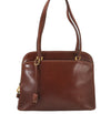 Authentic Salvatore Ferragamo Vintage Leather Shoulder Tote Bag Brown SF 2672J