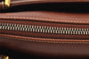 Authentic Salvatore Ferragamo Vintage Leather Shoulder Tote Bag Brown SF 2672J