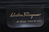Authentic Salvatore Ferragamo Vintage Leather Shoulder Tote Bag Brown SF 2672J