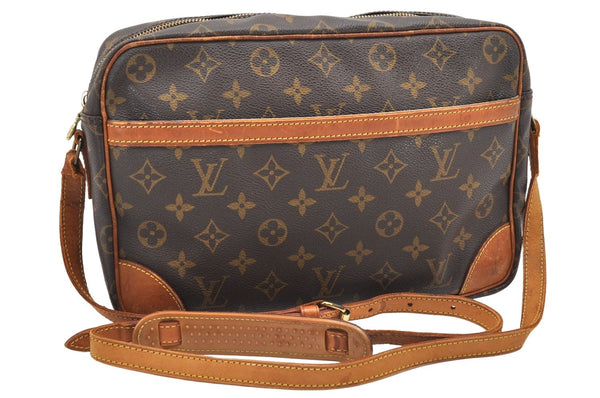 Authentic Louis Vuitton Monogram Trocadero 30 Shoulder Bag M51272 Junk 2672K