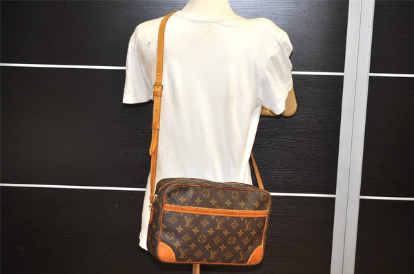 Authentic Louis Vuitton Monogram Trocadero 30 Shoulder Bag M51272 Junk 2672K