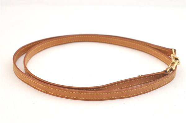 Authentic Louis Vuitton Leather Shoulder Strap Beige 47.2" LV 2673K