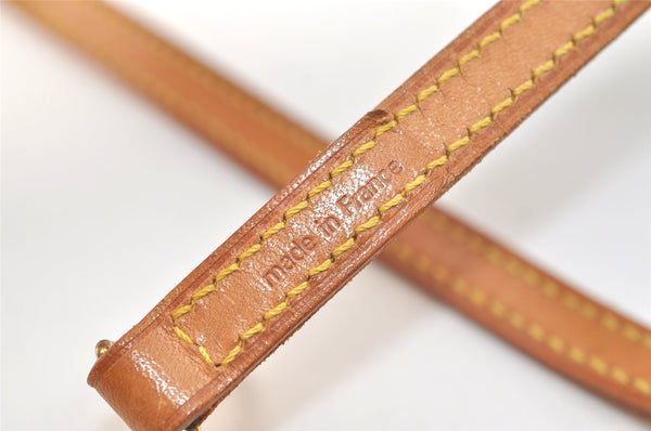 Authentic Louis Vuitton Leather Shoulder Strap Beige 47.2" LV 2673K