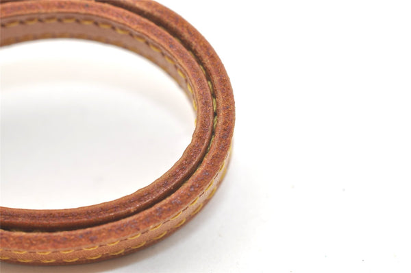 Authentic Louis Vuitton Leather Shoulder Strap Beige 47.2" LV 2673K