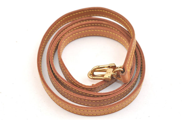 Authentic Louis Vuitton Leather Shoulder Strap Beige 47.2" LV 2673K
