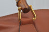 Authentic GUCCI Bamboo 2Way Shoulder Hand Bag Purse Leather Brown Junk 2674J