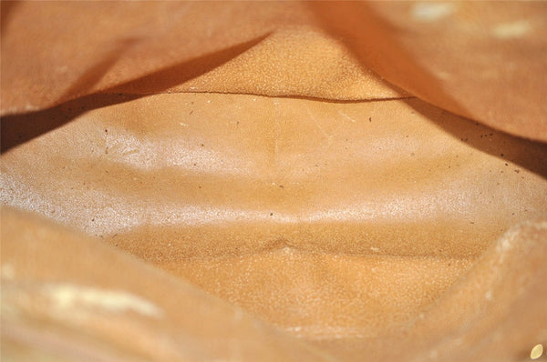 Authentic GUCCI Bamboo 2Way Shoulder Hand Bag Purse Leather Brown Junk 2674J