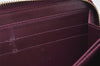 Authentic Louis Vuitton Vernis Zippy Wallet Long Purse Wine Red M91536 LV 2674K