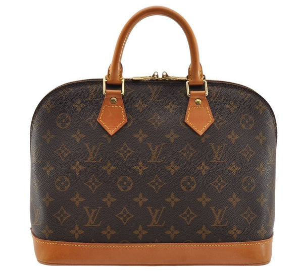 Authentic Louis Vuitton Monogram Alma Hand Bag Purse M51130 LV 2676I